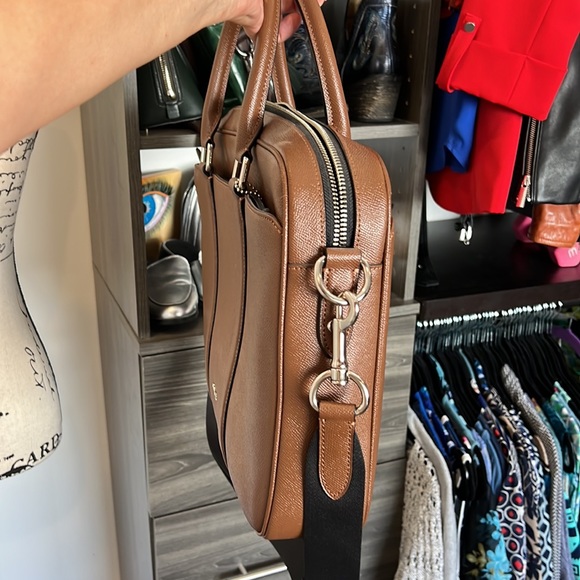 Coach Leather Lap Top Bag New w/o tags - Picture 7 of 11